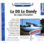 FICHE AUTO CITROEN DS LE DANDY 1960