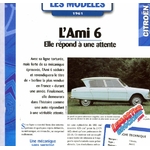 FICHE AUTO CITROEN AMI 6 1961