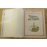 BD TINTIN AU TIBET DE 1961 AVEC UN DOS B30