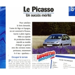FICHE TECHNIQUE CITROEN PICASSO 1999