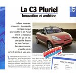 FICHE TECHNIQUE CITROEN C3 PLURIEL 2003