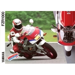 BROCHURE MOTO YAMAHA FZR1000 1993
