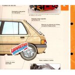 FICHE TECHNIQUE PEUGEOT 205 SR - 1983