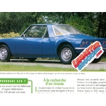 FICHE AUTO TALBOT MATRA 530 1967