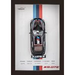 CADRE 3D AUTOMOBILE BMW M8 GTE