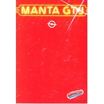 BROCHURE OPEL MANTA GT-J 1.3S ET 2.0S 1980