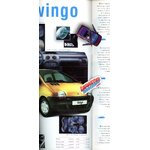 CATALOGUE RENAULT GAMME 1998 TWINGO MEGANE SAFRANCE SPIDER