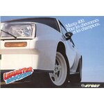 DEPLIANT POSTER OPEL MANTA 400 - 1981