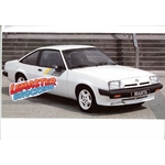 DEPLIANT POSTER OPEL MANTA 400 - 1981
