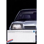 BROCHURE OPEL MANTA GSI GT - 1987