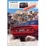 BROCHURE OPEL MANTA GT 1.8 S