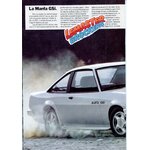 BROCHURE OPEL MANTA GSI 1987