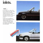 BROCHURE OPEL CABRIOLET ASCONA CORSA SPIDER
