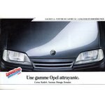 BROCHURE OPEL CORSA KADETT ASCONA OMEGA SENATOR