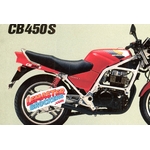 BROCHURE MOTO HONDA  CB 450 S - CB450S