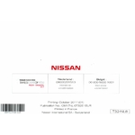 NOTICE NISSAN X-TRAIL - 2017 - NEERLANDAIS