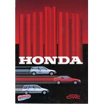 BROCHURE HONDA CIVIC CRX GT GL LUXE SHUTTLE