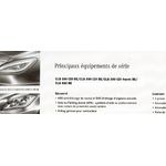 BROCHURE MERCEDES CLS COUPE - TARIF ET EQUIPEMENTS ORIGINAUX 2012