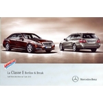 BROCHURE MERCEDES E - TARIF ET EQUIPEMENTS ORIGINAUX 2012