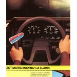 CATALOGUE TALBOT MATRA MURENA 1,6 2,2 EDITION 1980