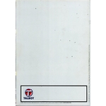 CATALOGUE TALBOT MATRA MURENA 1,6 2,2 EDITION 1980