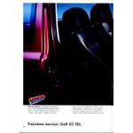 CATALOGUE VW GOLF - JUILLET 1995