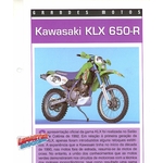 FICHE MOTO KAWASAKI KLX650 R