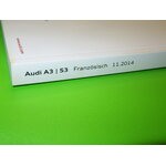 NOTICE DUTILISATION AUDI A3 S3 EDITION 2014 ORIGINAL