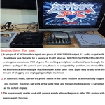 DISTRIBUTEUR PERITEL VIDEO SCART 7 EN 1 AVEC COMMUTATEUR