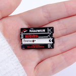 PINS VHS FILMS DHORREUR – COLLECTOR MINIATURE 1,8 X 3 CM
