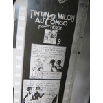 FILMS FIXES ANCIENS TINTIN AU CONGO 1950