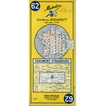 CARTE-ROUTIÈRE-MICHELIN-62-1965-LEMASTERBROCKERS-COLLECTION-CARTE-MICHELIN