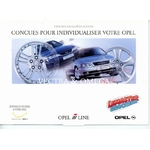 BROCHURE OPEL JANTES ALLIAGE VECTRA ET OMEGA