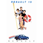 BROCHURE RENAULT 19 – GAMME 1995