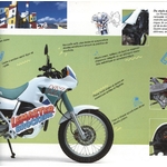 brochure-moto-honda-nx250-type-f-moto-trail-4-pages-francais