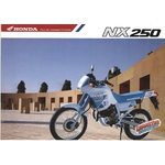 brochure-moto-honda-nx250-type-f-moto-trail-4-pages-francais