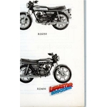 PARTS LIST YAMAHA RD250 RD400 1976