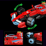 MAQUETTE VOITURE DE COURSE SF-24 EN BRIQUES TECHNIQUES MOULD KING 13209