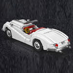 MAQUETTE VOITURE VINTAGE XK140 EN BRIQUES TECHNIQUES MOULD KING 10236