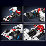 MAQUETTE VOITURE DE COURSE FORMULE MP414 EN BRIQUES TECHNIQUES MOULD KING 10132
