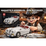 MAQUETTE VOITURE VINTAGE XK140 EN BRIQUES TECHNIQUES MOULD KING 10236