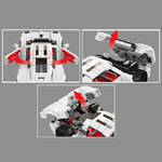 MAQUETTE SUPERCAR UTOPIA BLANCHE EN BRIQUES TECHNIQUES MOULD KING 10196