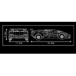 ensemble-briques-voiture-sport-countach-moc-82416-mould-king-10045