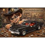 ENSEMBLE DE BRIQUES VOITURE DE COURSE GTO NOIR