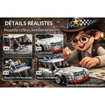 VOITURE FANTÔME TYPE ECTO-1 – BREAK AMÉRICAINE DE CINÉMA EN BRIQUES MOULD KING 27020