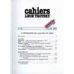 CAHIERS LÉON TROTSKY n°53 – L’OPPOSITION DE GAUCHE EN URSS – REVUE HISTORIQUE 1994