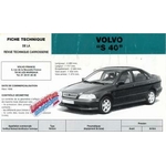 VOLVO S40 – FICHE TECHNIQUE CARROSSERIE – REVUE TECHNIQUE AUTOMOBILE