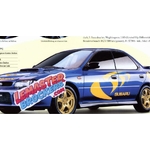 Intérieur brochure Impreza GT Turbo version rallye 555