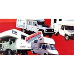 Brochure Loge Mobile 1997 cellule amovible transit umm land range-rover