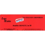 Brochure Loge Mobile 1997 cellule amovible Mangue Baroudeuse